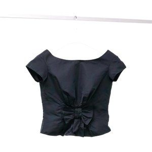 Louis Vuitton Black Bow Top